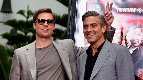 Cast of "Ocean's 13" Hand and Footprint Ceremony at Grauman's Chinese Theatre