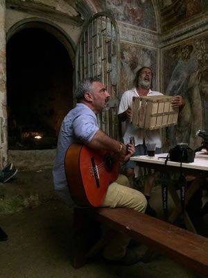 Film Image: Shepherds in the Cave