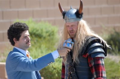 THOR AT THE BUS STOP