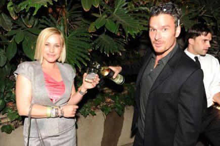 Patricia Arquette and Balthazar Getty
