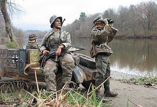 Soldiers searching for the enemy at Marwencol Soldiers searching for the enemy at Marwencol