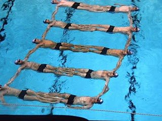 The Stockholm Art Swim Gents in action The Stockholm Art Swim Gents in action